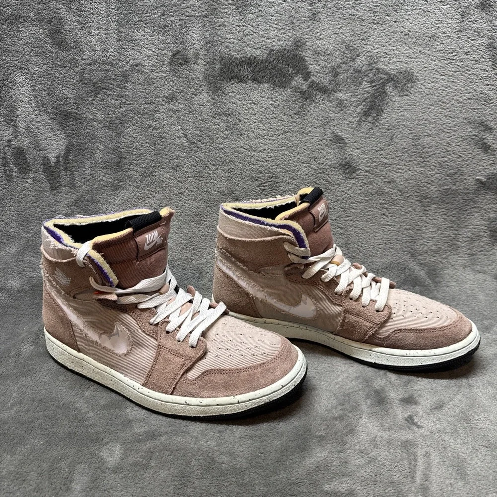 Air Jordan 1 Zoom Air‎ Comfort High Fossil Stone Size 10 Men's Basketball